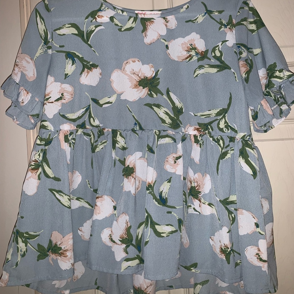 Romwe Ruffle Blouse